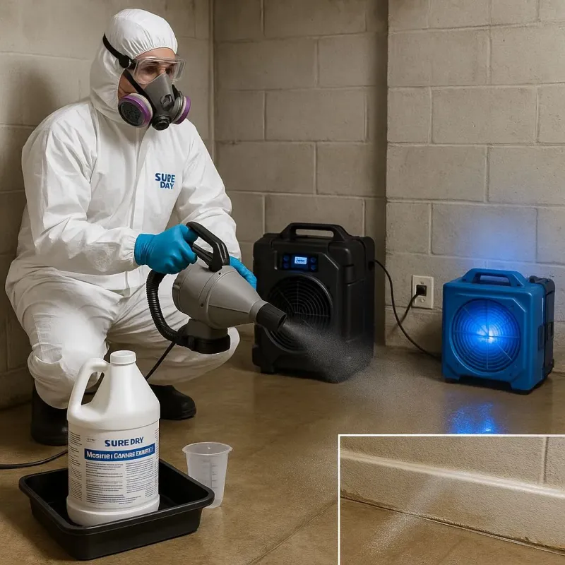 Sanitization and Odor Removal process in Duarte, CA