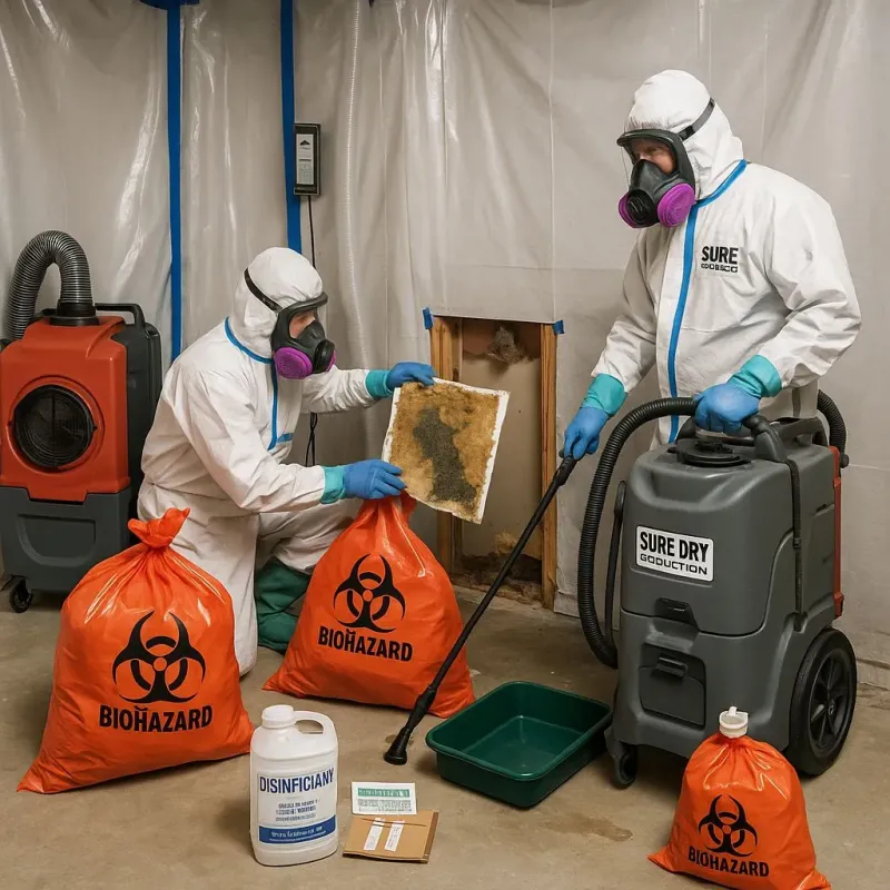 Contaminated Water Handling Protocols process in Duarte, CA